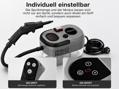 SteamForce - Der kompakte Hochtemperatur-Dampfreiniger