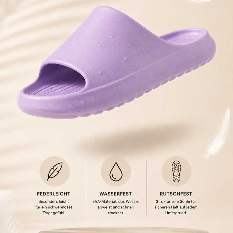 CLOUDYI Trend Slipper- ultraleicht, rutschfest, wolkenweich